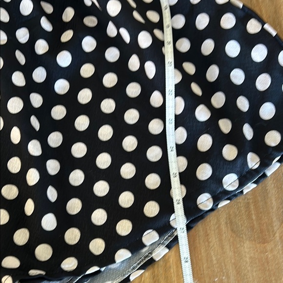 Black and Creamy/White Polka Dot Romper - Picture 5 of 6